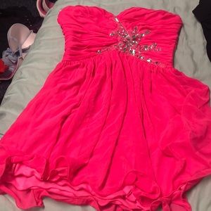 Short pink dress size 11/12 Debs brand